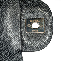 Jumbo Classic Caviar Double Flap
