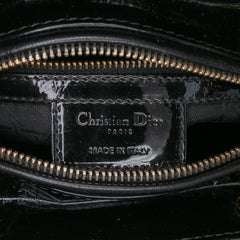 Medium Patent Cannage Lady Dior