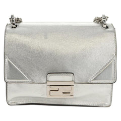 Fendi Kan U Shoulder Bag silver