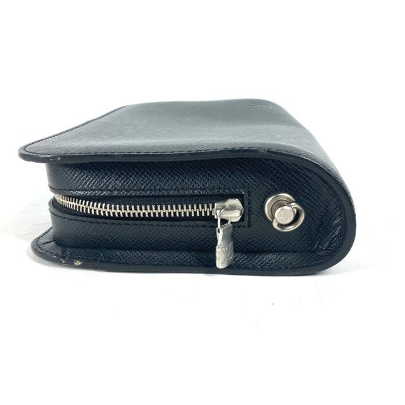 Louis Vuitton Zip Coin Purse Taiga Leather