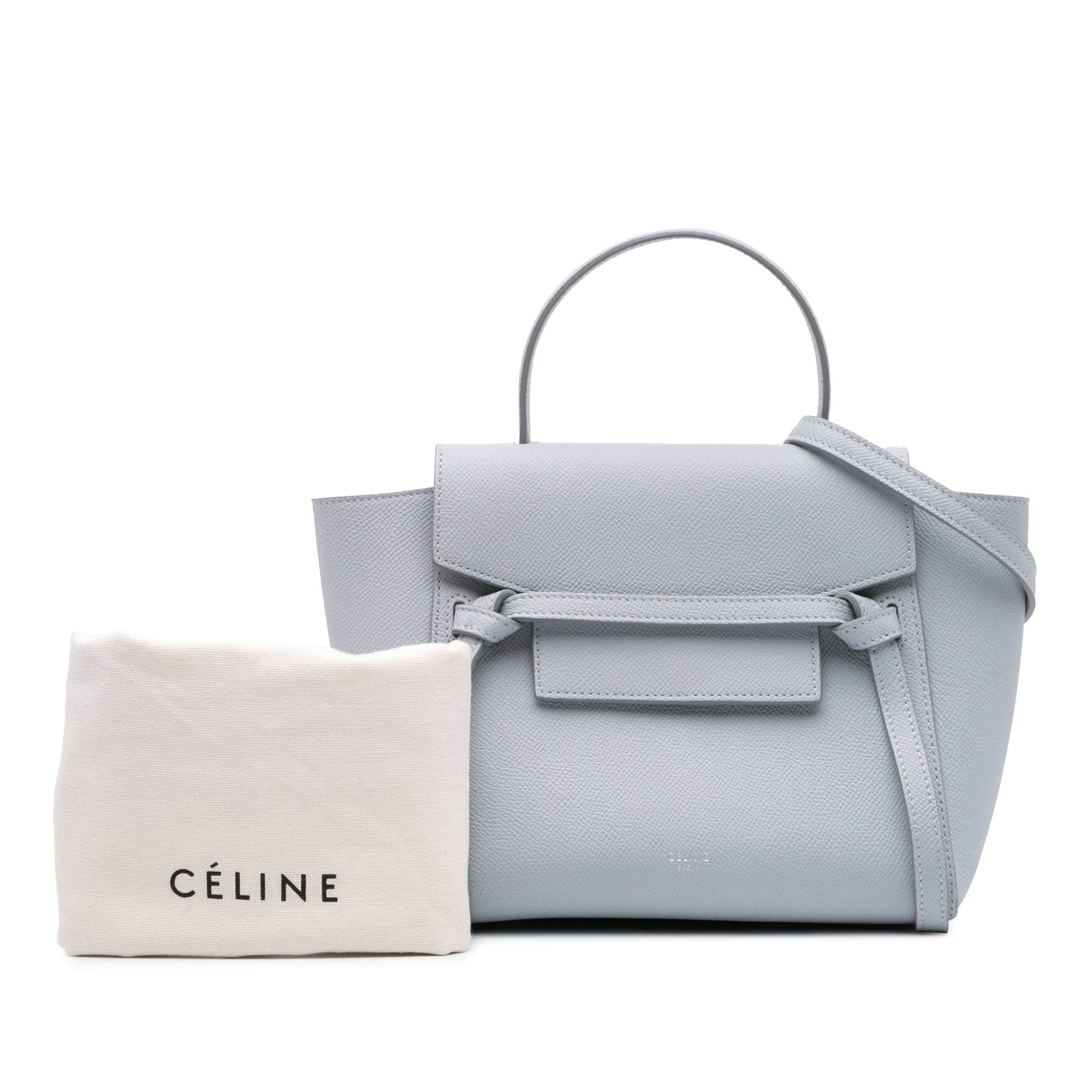 Nano Grained Calfskin Belt Bag