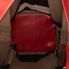 Medium Mega Check Canvas Ashby Bucket Bag