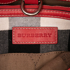 Medium Mega Check Canvas Ashby Bucket Bag
