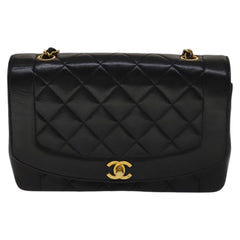 Chanel Vintage Diana Flap Bag Quilted Lambskin