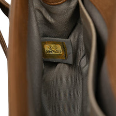 Small Quilted Metallic Lambskin Interwoven CC Boy Flap