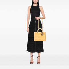 Large Patent Cannage Lady Dior