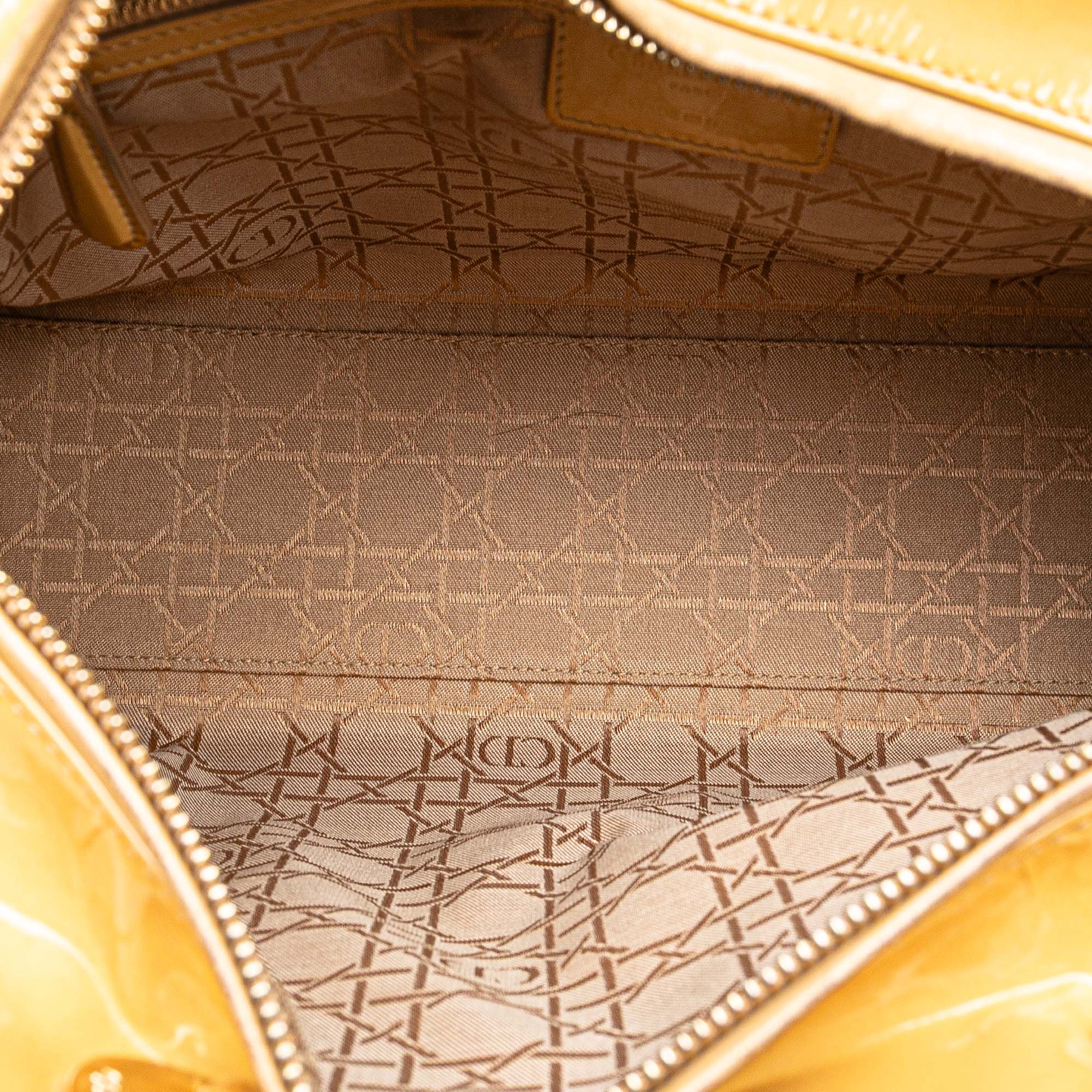 Large Patent Cannage Lady Dior