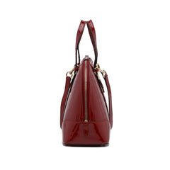 Medium Patent Microguccissima Nice Dome Satchel_2