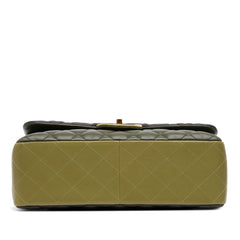Jumbo Classic Tricolor Lambskin Double Flap