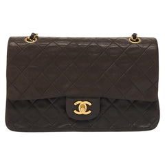 Chanel Vintage Classic Double Flap Bag Quilted Lambskin