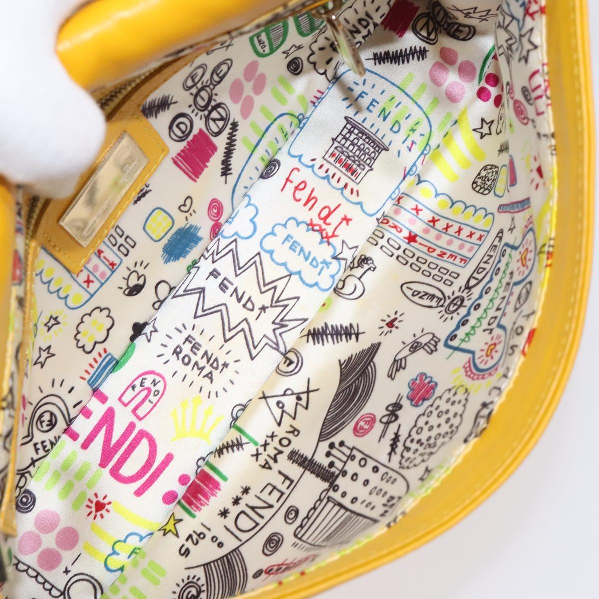 Fendi Mamma Baguette Shoulder Bag Canvas