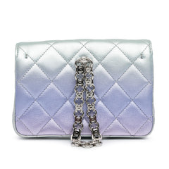 Iridescent Lambskin Wristlet Clutch Bag_3