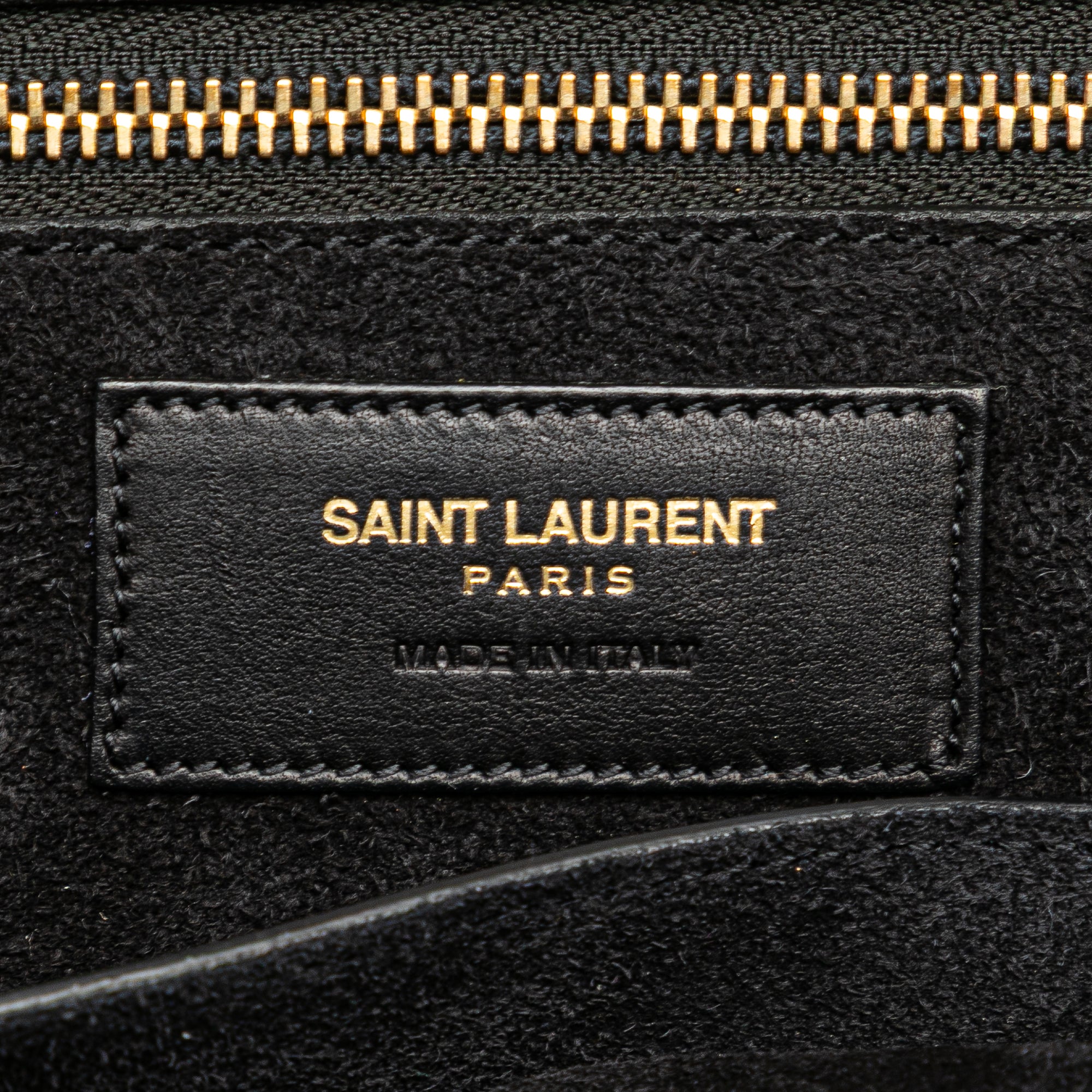 Medium Smooth Tricolor Calfskin Cabas Rive Gauche Satchel