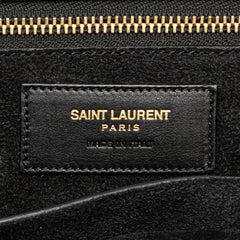 Medium Smooth Tricolor Calfskin Cabas Rive Gauche Satchel