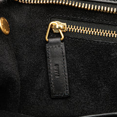 Medium Smooth Tricolor Calfskin Cabas Rive Gauche Satchel