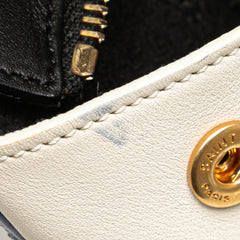 Medium Smooth Tricolor Calfskin Cabas Rive Gauche Satchel