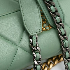 Quilted Lambskin 19 Wallet on Chain