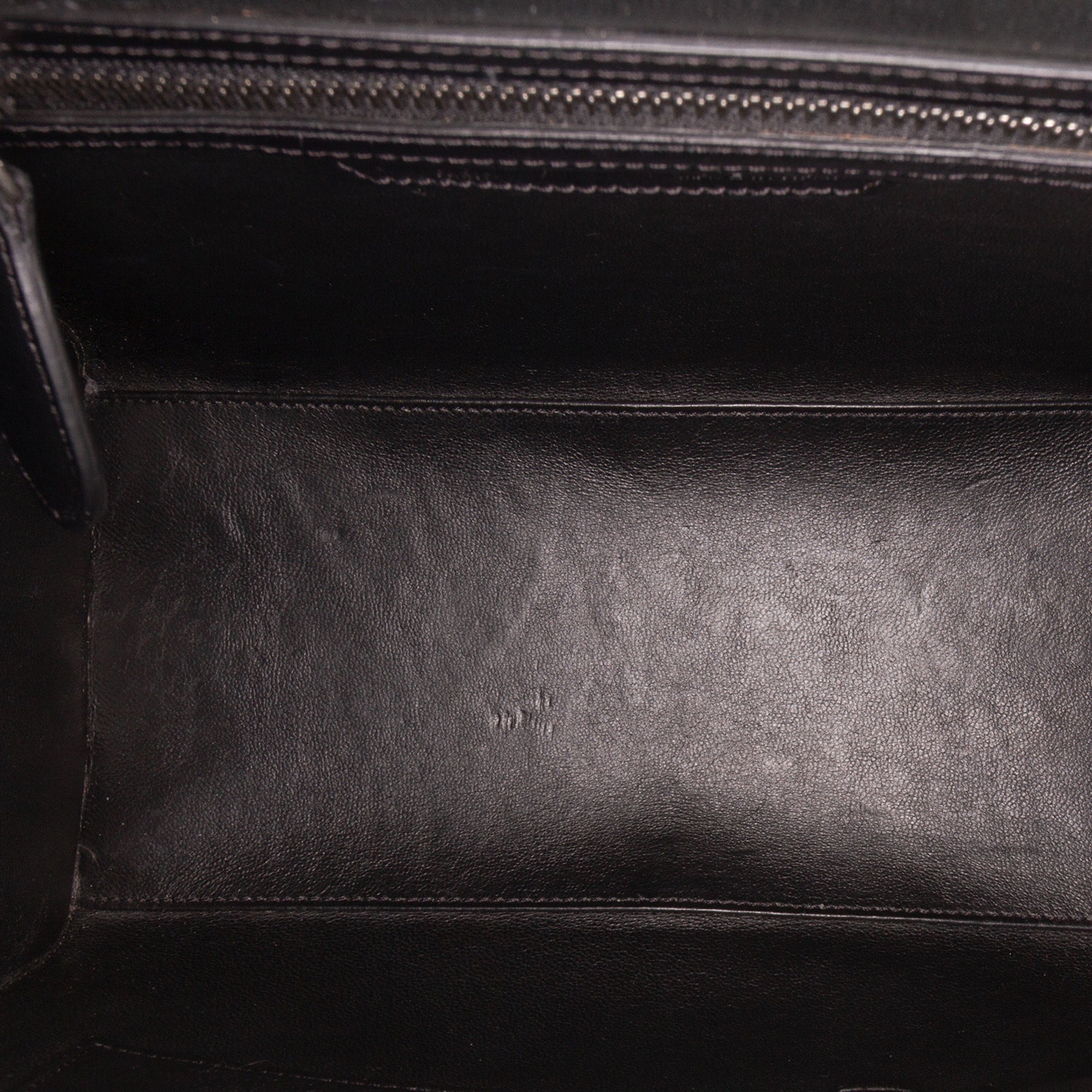 Micro Tricolor Felt Wool and Calfskin Luggage Tote