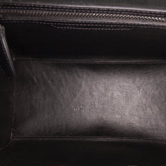 Micro Tricolor Felt Wool and Calfskin Luggage Tote