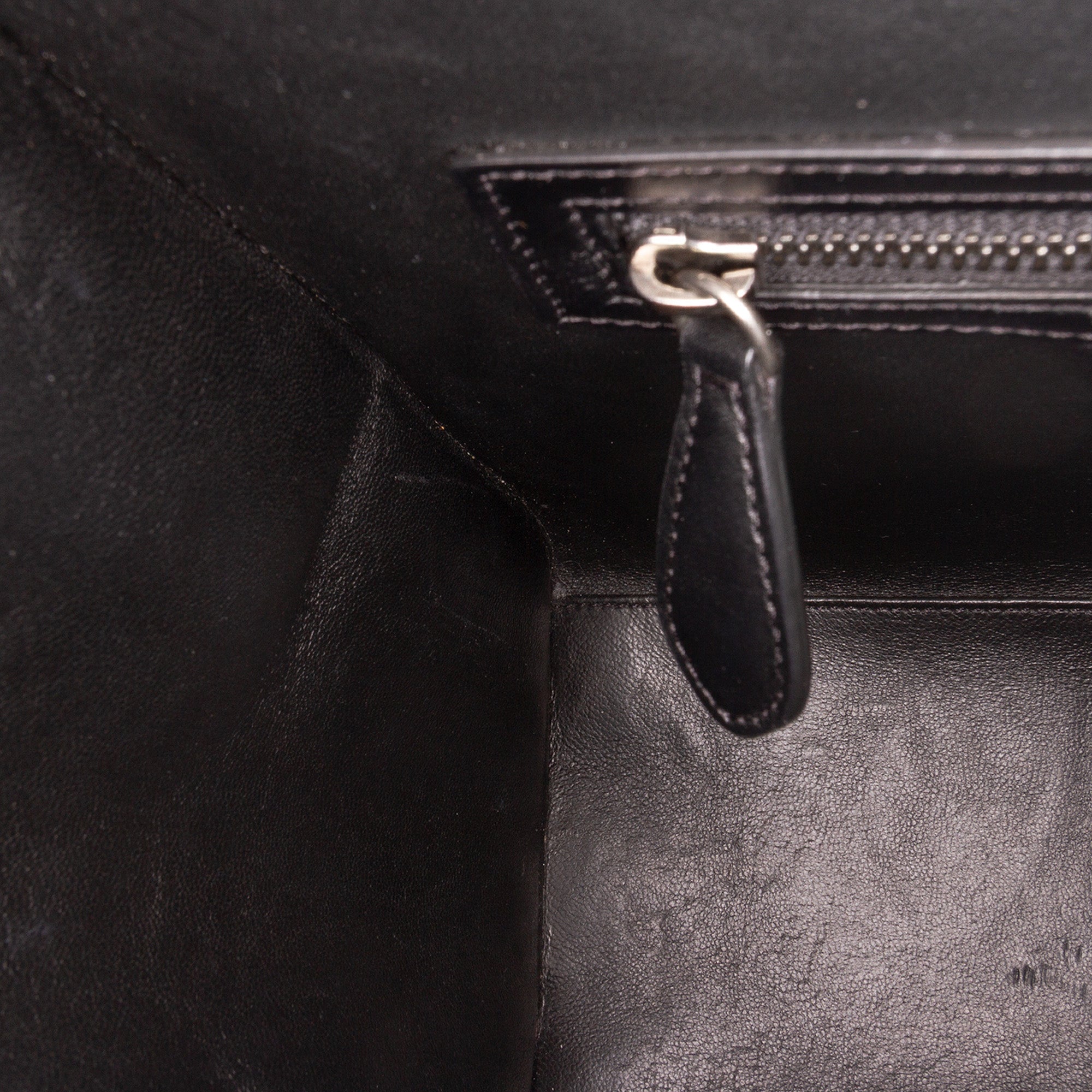 Micro Tricolor Felt Wool and Calfskin Luggage Tote