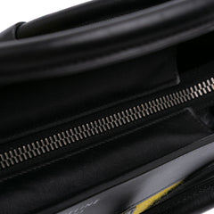Micro Tricolor Felt Wool and Calfskin Luggage Tote