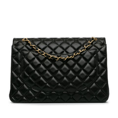 Maxi Classic Lambskin Double Flap