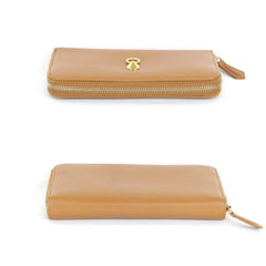 Fendi Dotcom Zip Around Wallet Leather