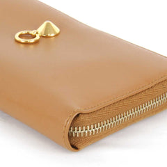 Fendi Dotcom Zip Around Wallet Leather