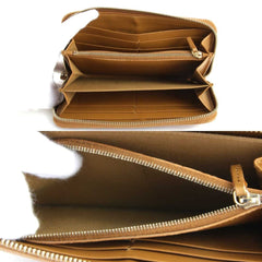 Fendi Dotcom Zip Around Wallet Leather