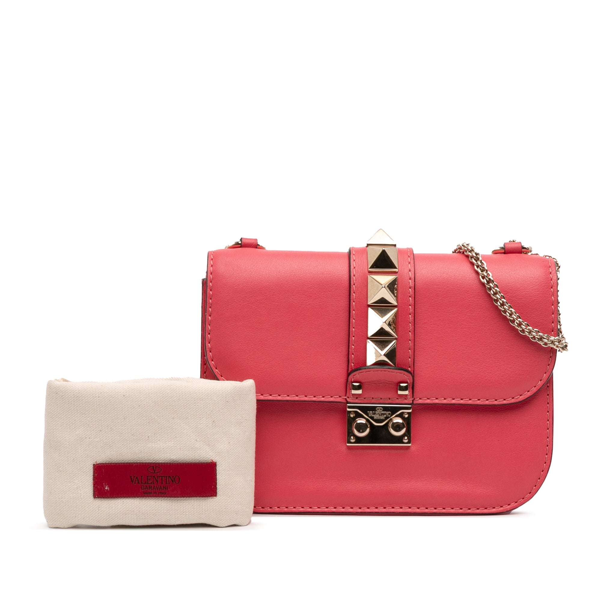 Small Rockstud Glam Lock Crossbody