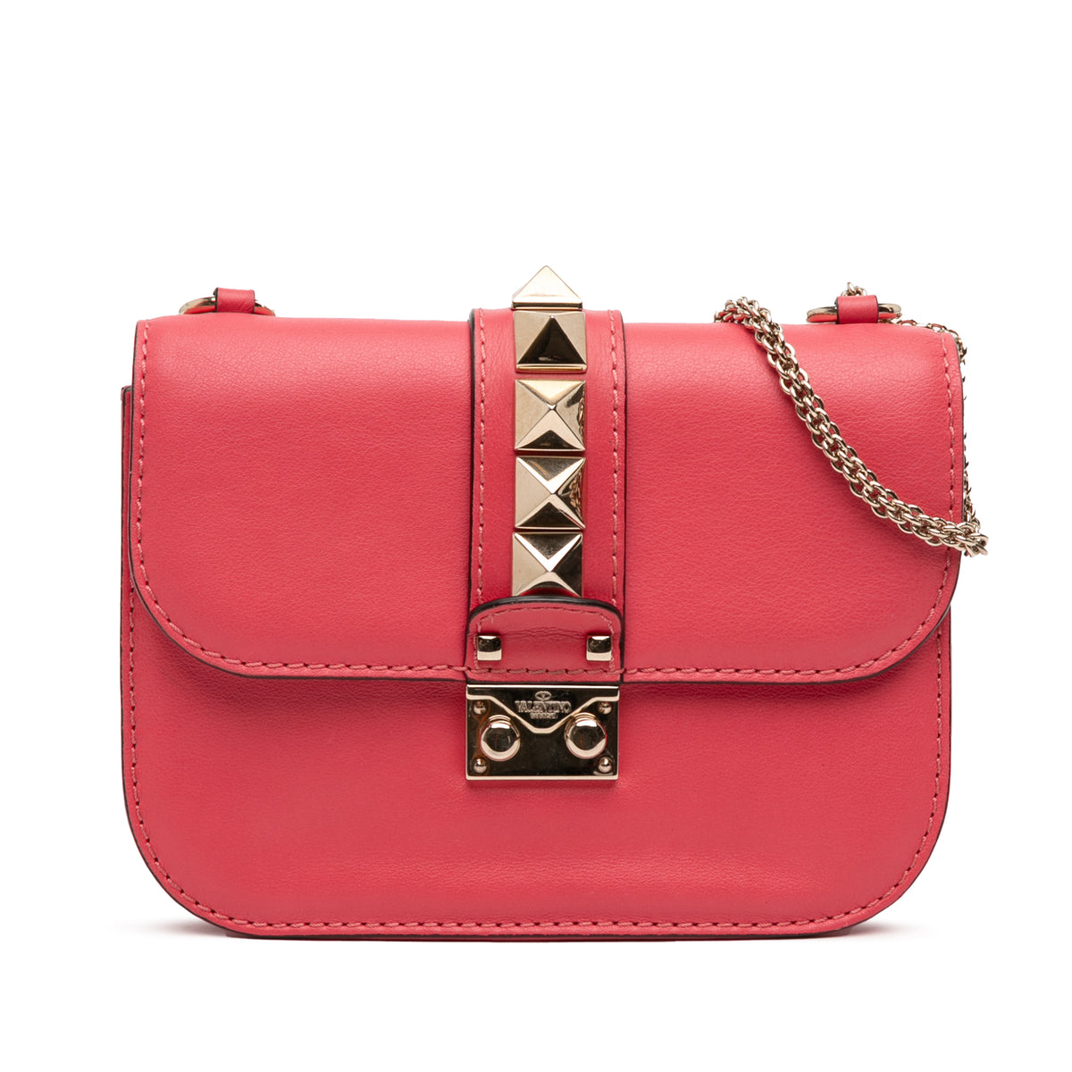 Small Rockstud Glam Lock Crossbody