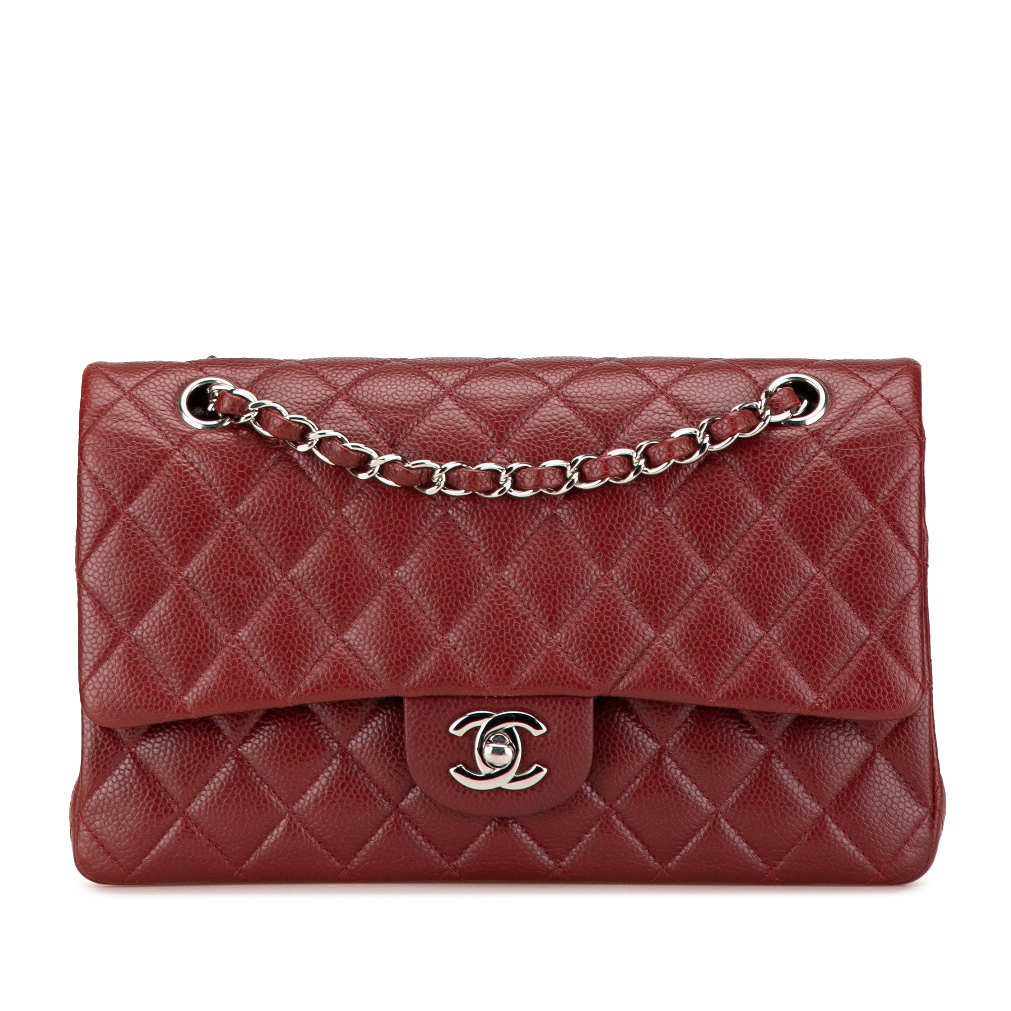 Medium Classic Caviar Double Flap