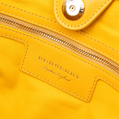 Small Haymarket Check Floral Print Coated Canvas Canterbury Tote