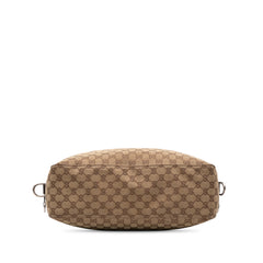 Large GG Canvas Icon Bit Satchel