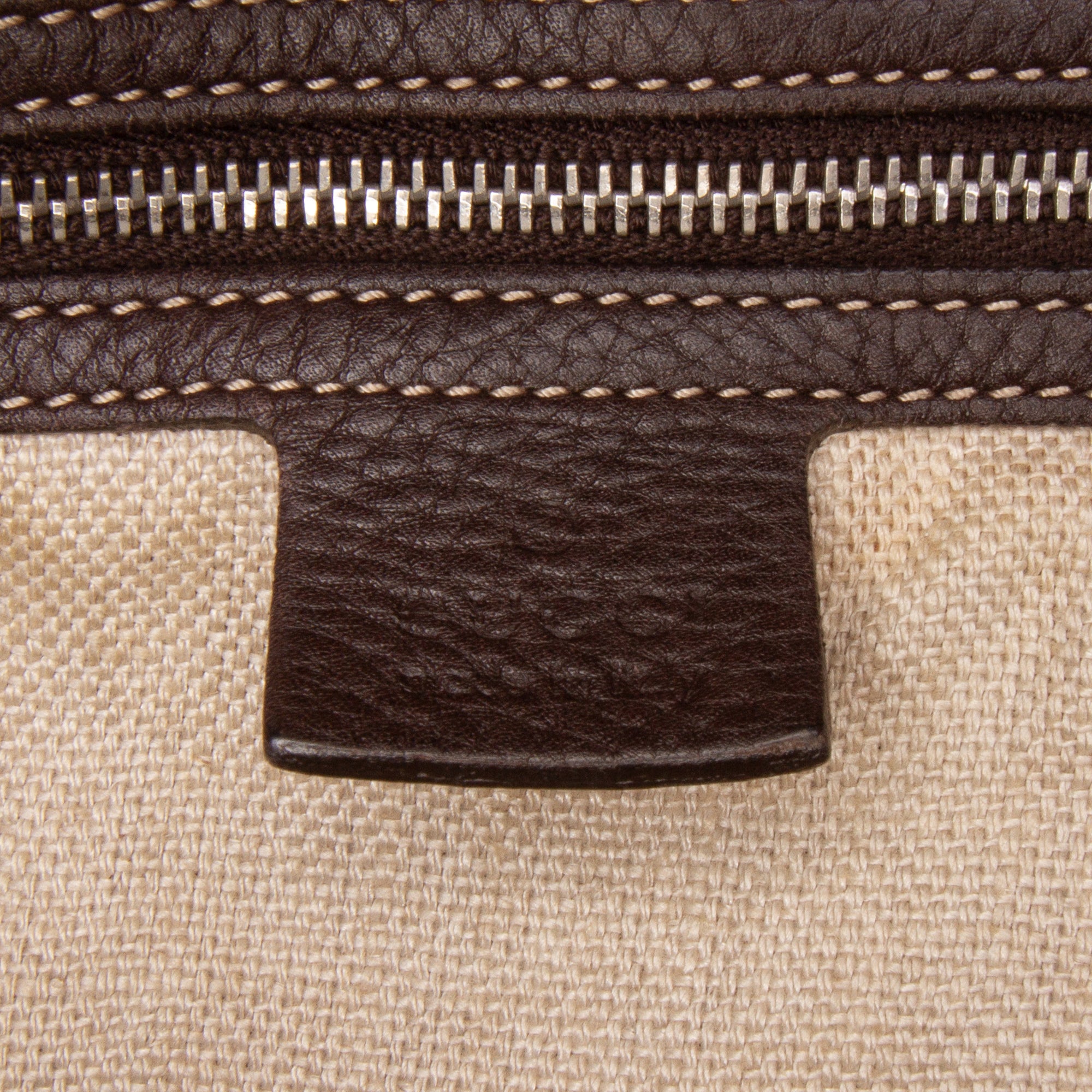 Large GG Canvas Icon Bit Satchel