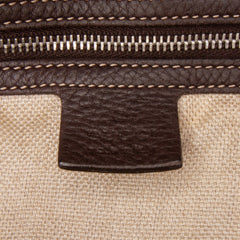 Large GG Canvas Icon Bit Satchel