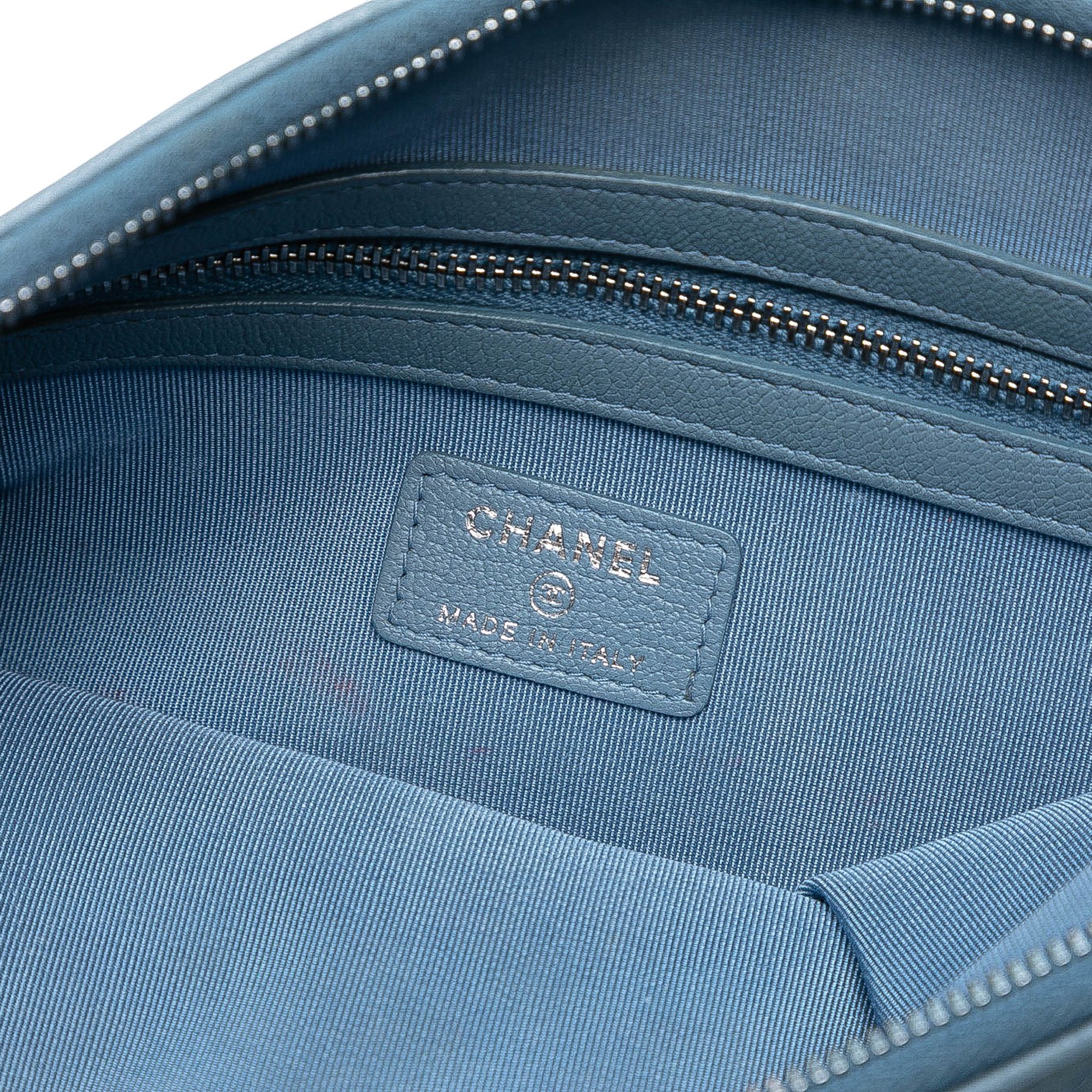 Medium Aged Calfskin Gabrielle O Case Clutch