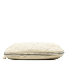 CC Quilted Caviar Expandable Tote