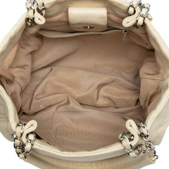 CC Quilted Caviar Expandable Tote