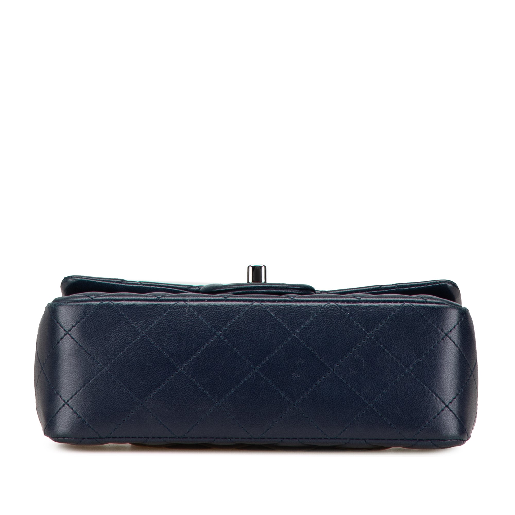 Mini Rectangular Classic Lambskin Single Flap