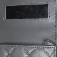 CC Quilted Lambskin Top Handle Card Holder On Chain