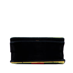 Velluto Ricamo Trompe L oeil Cahier Crossbody