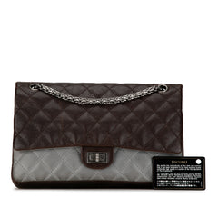 Caviar and Iridescent Calfskin Reissue 2.55 Double Flap 226