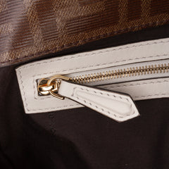 Zucca Glazed Fabric Cage Baguette Satchel