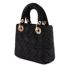 Mini Velvet Cannage Lady Dior