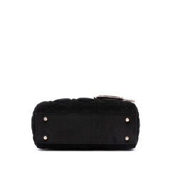 Mini Velvet Cannage Lady Dior
