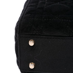 Mini Velvet Cannage Lady Dior