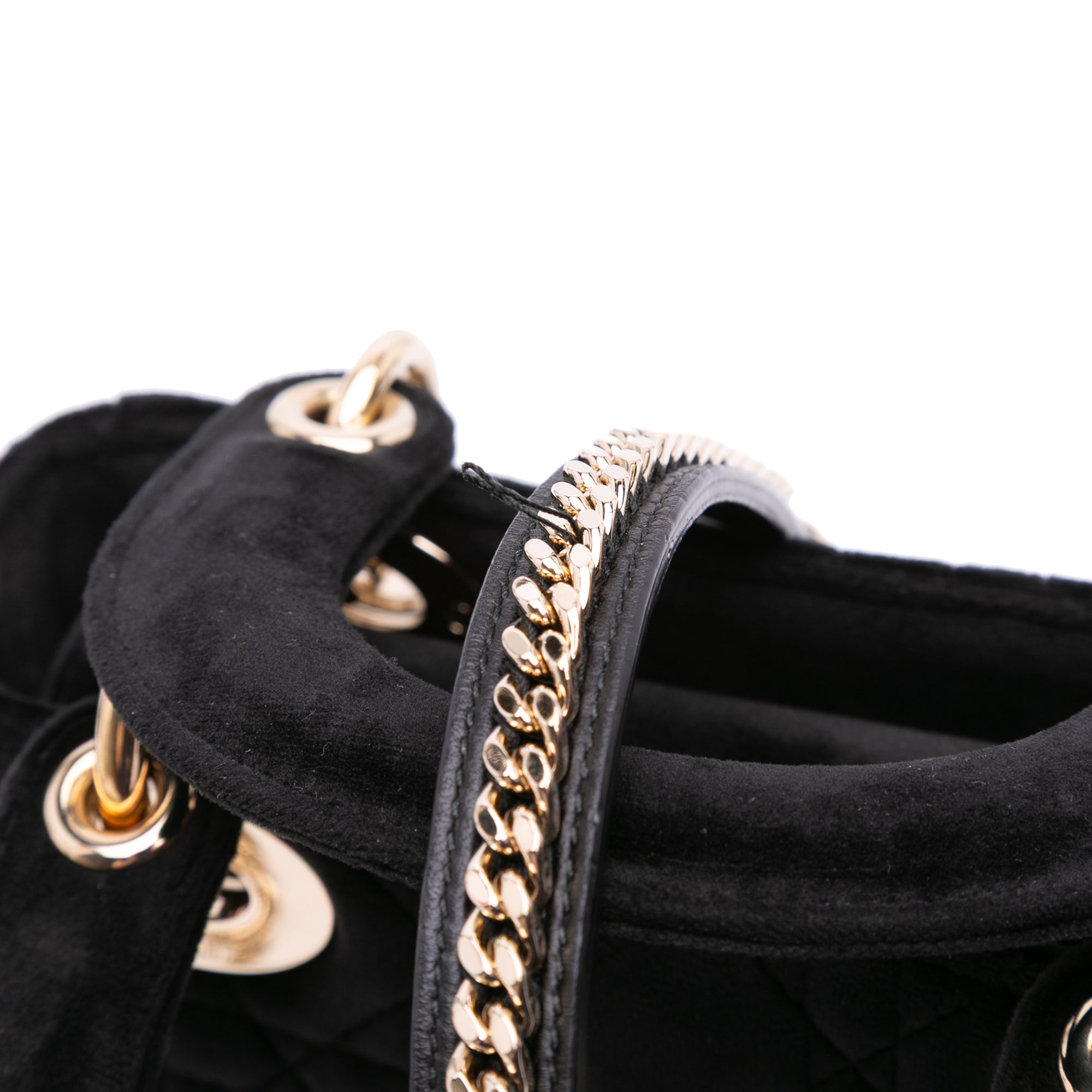 Mini Velvet Cannage Lady Dior