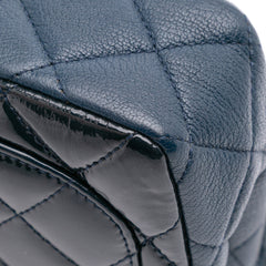 Paris-Salzburg Small Patent and Goatskin CC Eyelet Flap