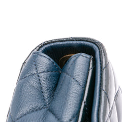 Paris-Salzburg Small Patent and Goatskin CC Eyelet Flap